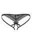 Preview: Picantina Crotchless Thong schwarz