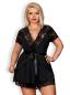 Preview: 810-PEI-1 Peignoir schwarz