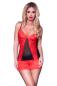 Preview: Babydoll CR3020 rot/schwarz