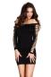 Preview: Nahtloses Minikleid CR3608 schwarz
