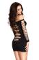 Preview: Nahtloses Minikleid CR3608 schwarz