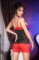 Preview: Babydoll CR3785 schwarz/rot