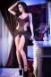 Preview: Body Gown CR4154 schwarz/rot
