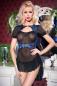 Preview: Babydoll CR4195 blau/schwarz
