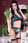 Preview: Spitzen-Set CR4217 schwarz/blau