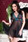 Preview: Babydoll CR4214 schwarz/blau