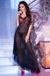 Preview: Langes Kleid CR4251 schwarz/rot