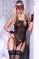 Preview: Bustier-Set CR4352 schwarz/rot
