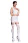 Preview: Nahtloses Minikleid + Strümpfe CR4305 weiß