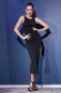 Preview: Langes Kleid CR4441 schwarz