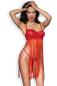 Preview: Babydoll + String CR4496 rot
