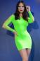 Preview: Nahtloses Minikleid CR4617 neongrün