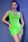 Preview: Nahtloses Minikleid CR4621 neongrün