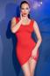 Preview: Nahtloses Minikleid CR4622 rot