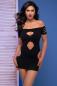 Preview: Nahtloses Minikleid CR4671 schwarz