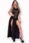 Preview: Kleid mit Kapuze CR4685 schwarz