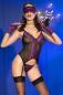 Preview: Corsagen-Set CR4688 schwarz/violett
