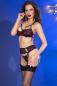 Preview: Dessous-Set CR4698 schwarz/rot