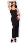 Preview: Langes Kleid CR4705 schwarz