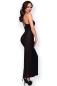 Preview: Langes Kleid CR4705 schwarz