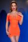 Preview: Nahtloses Minikleid CR4704 neonorange