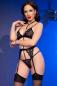 Preview: Spitzen-Set CR4713 schwarz