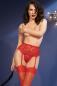 Preview: Garter Belt Set CR4718 rot