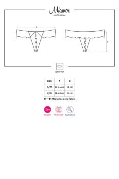 Miamor Crotchless Thong