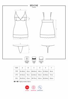 853-CHE-1 Chemise schwarz