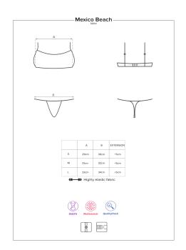 Bikini Mexico Beach coral