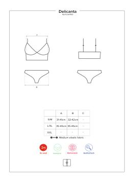 Delicanta Top & Panties mint