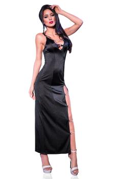 Langes Kleid CR4164 schwarz