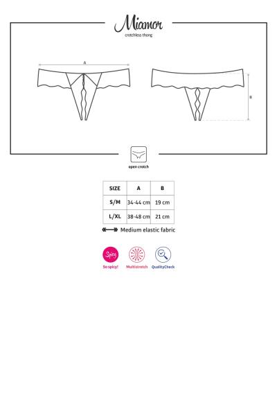 Miamor Crotchless Thong