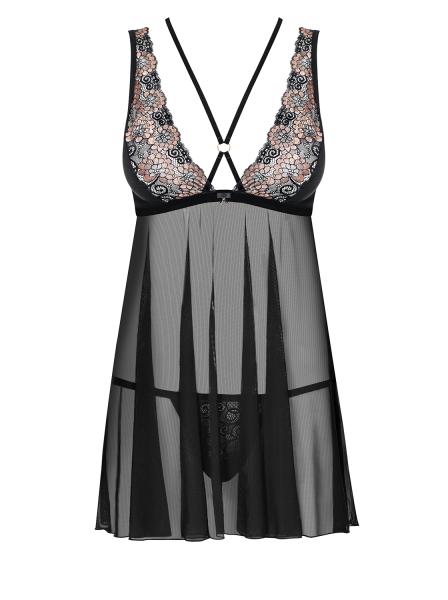 873-BAB-1 Babydoll schwarz